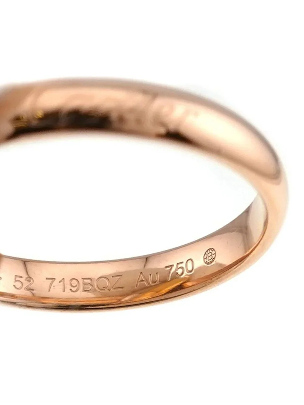 Cartier Trinity MM 52 Ring 18K YG WG PG Triple Strand
